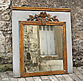 antique french priory mirror